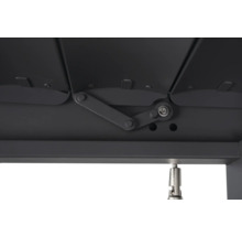 Detailansicht der Lamellenmechanik einer Terrassenüberdachung