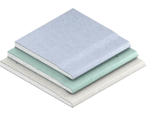 Pile de plaques de plâtre de différentes versions