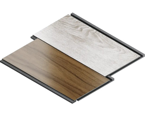 Deux panneaux de sol en vinyle avec système d''encliquetage