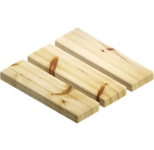 Trois cales en bois