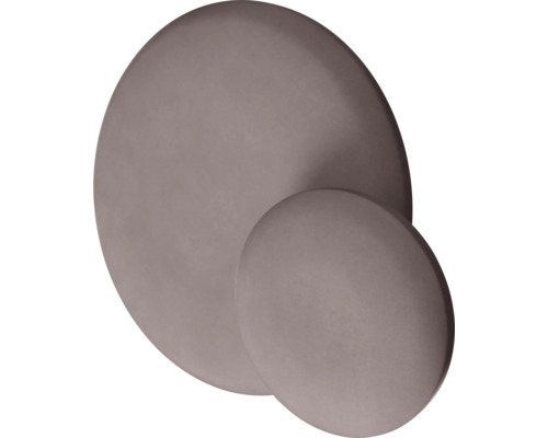 Zwei runde Wandleuchten