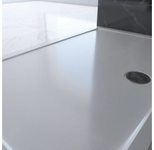 Duschwanne Aurlane Pure 140 x 90 x 4 cm weiß Antirutschbeschichtung FAC371