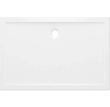 Duschwanne Aurlane Pure 120 x 80 x 4 cm weiß Antirutschbeschichtung FAC376