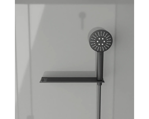 Ensemble de douche avec étagère