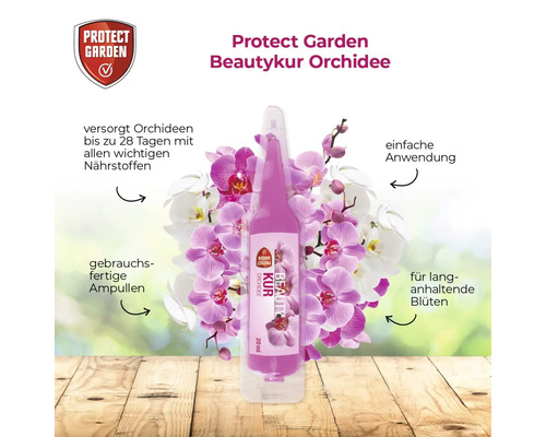 Protect Garden Orchideendünger in Ampullenform für die Nährstoffversorgung von Orchideen