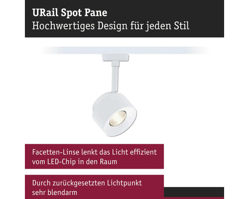 URail Spot Pane LED Leuchte