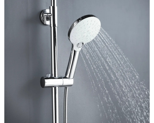 Pomme de douche avec jet d''eau et support