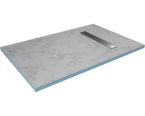 Receveur de douche carrelable Aurlane Showerplate 80 x 140 x 4 cm grille passerelle en acier inoxydable FAC113 Receveur de douche carrelable Aurlane Showerplate 80 x 140 x 4 cm grille passerelle en acier inoxydable FAC113