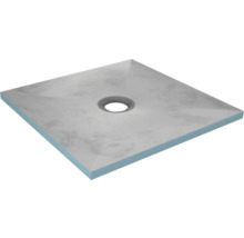 Élément de douche carrelable Aurlane Showerplate 90 x 90 x 4 cm gris mat FAC037