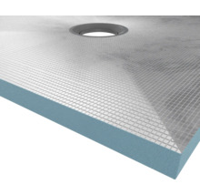 Élément de douche carrelable Aurlane Showerplate 90 x 90 x 4 cm gris mat FAC037