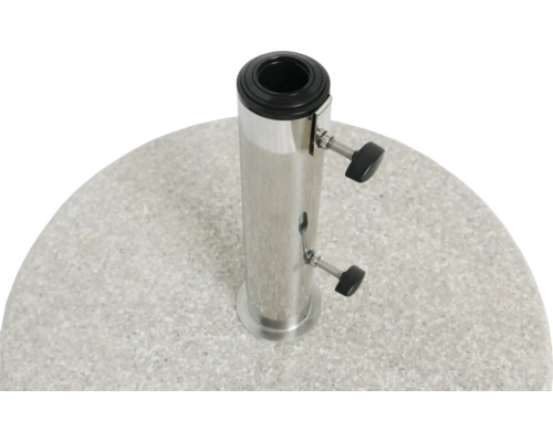 Support de parasol avec tube en acier