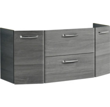 Waschtischunterschrank mit zwei Schubladen und Holzoptik