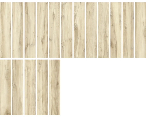 Aperçu des carreaux imitation bois