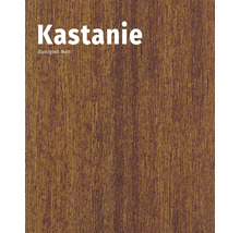 Holzlasur Kastanie, matte Oberfläche