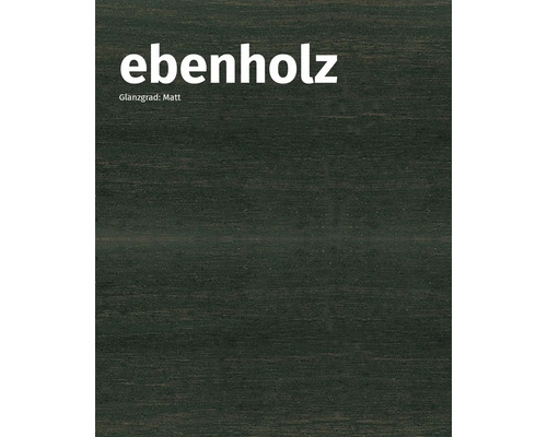 Couleur bois ébène avec un niveau de brillance mat
