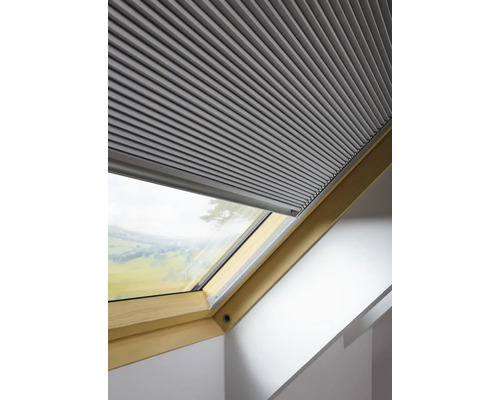 Fenêtre de toit avec store plissé pour l''occultation