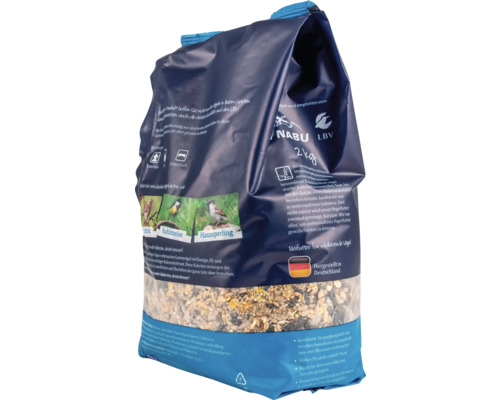Vogelfutter in einer 2 Kilogramm Packung von NABU LBV
