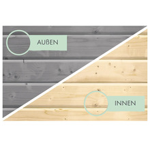 Revêtement de façade en bois pour l''extérieur et l''intérieur