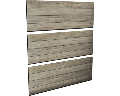 Panneaux brise-vue Keter Signature Ashwood 177 x 60 x 2,1 cm 3 panneaux dimensions totales 177 x 180 cm aspect bois marron en exclusivité chez Hornbach