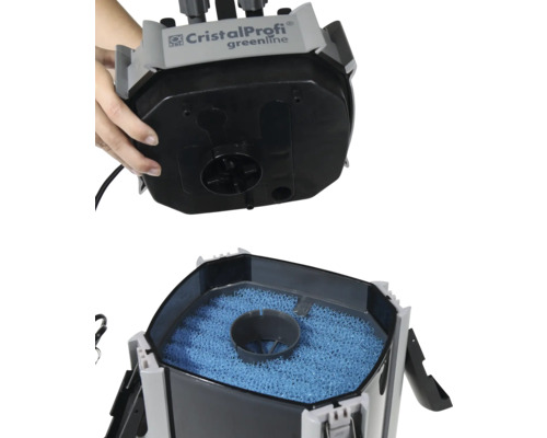 JBL CristalProfi Greenline Aquarium Aussenfilter, zur Reinigung von Aquarienwasser