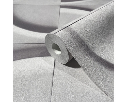 Rouleau de papier peint texturé avec motifs géométriques