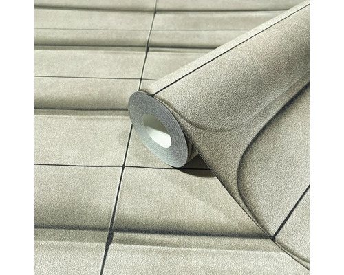 Rouleau de papier peint avec motif de carreaux