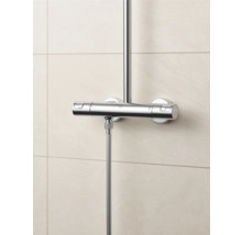 Robinet de douche apparent avec thermostat et barre de douche