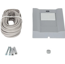 Lichtschalter Set mit Kabel, Schrauben und Dübel