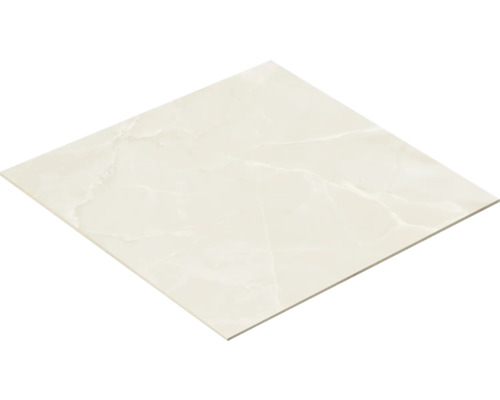 Quadratische Bodenfliese mit Marmoroptik