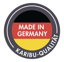 Fabriqué en Allemagne Label de qualité Karibu