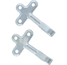 Ventilschlüssel aus Metall, 2 Stück