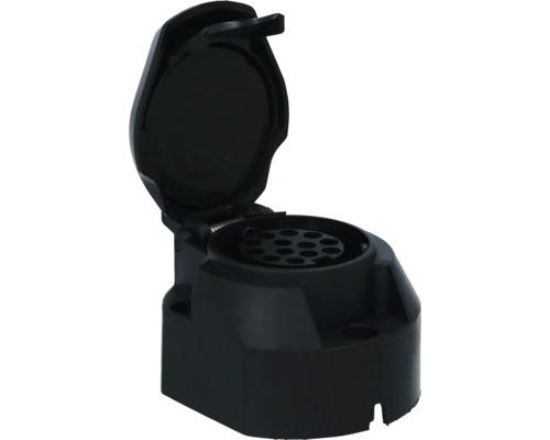 Anhängersteckdose mit Klappdeckel