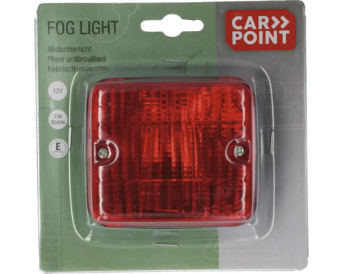 Carpoint Nebelschlussleuchte, 12 Volt, 70 x 80 Millimeter, E-geprüft