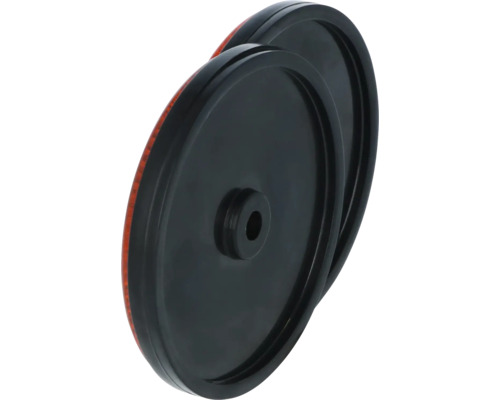 Deux catadioptres ronds avec trou central