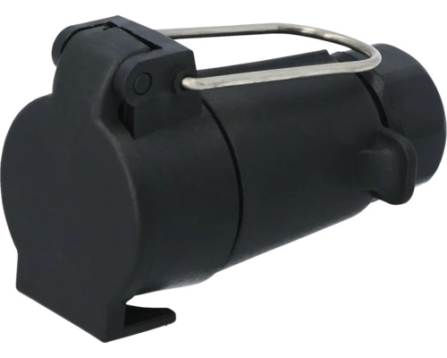 Prise de remorque avec couvercle et étrier