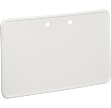 Support de plaque d''immatriculation blanc