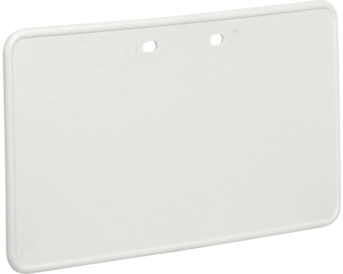 Support de plaque d''immatriculation blanc