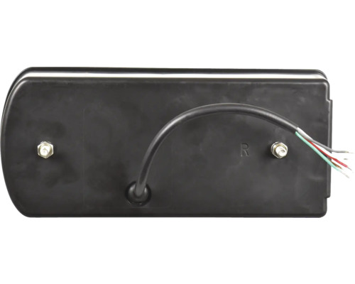 Rückseite einer Fahrzeugleuchte mit Kabel