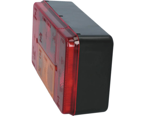 Heckleuchte für Anhänger mit schwarzem Gehäuse