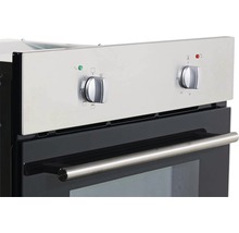 Detailansicht eines Backofens mit Temperaturregler