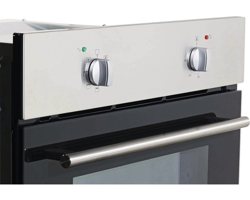 Detailansicht eines Backofens mit Temperaturregler