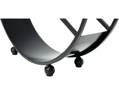 Range-bûches en métal avec pieds