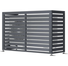 Lamellenbox zur Geräteverkleidung im Garten