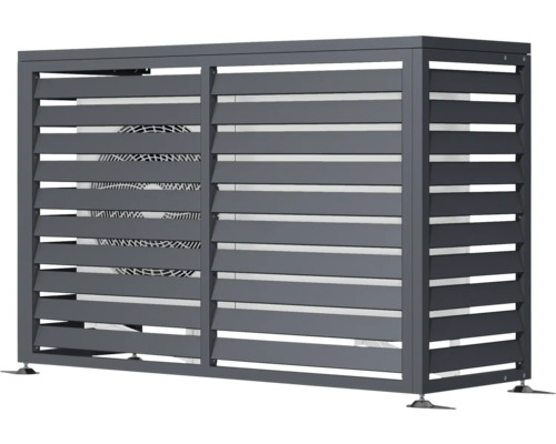 Lamellenbox zur Geräteverkleidung im Garten