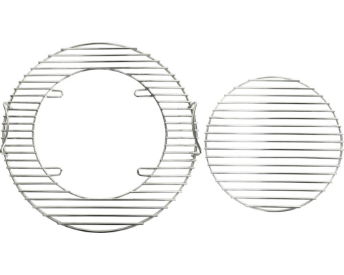 Zwei Grillroste aus Metall