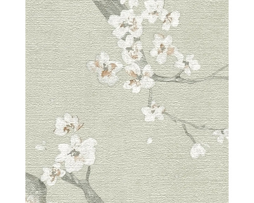 Papier peint à motif floral