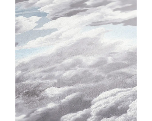 Nahaufnahme einer Tapete mit Wolkenmuster