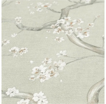 Gros plan d''un papier peint à motifs floraux pour la décoration murale