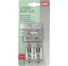 Pinces pour plaque d'immatriculation pour plaque 520 mm x 110 mm pour remorque pack = 2 pces