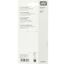 Pinces pour plaque d'immatriculation pour plaque 520 mm x 110 mm pour remorque pack = 2 pces